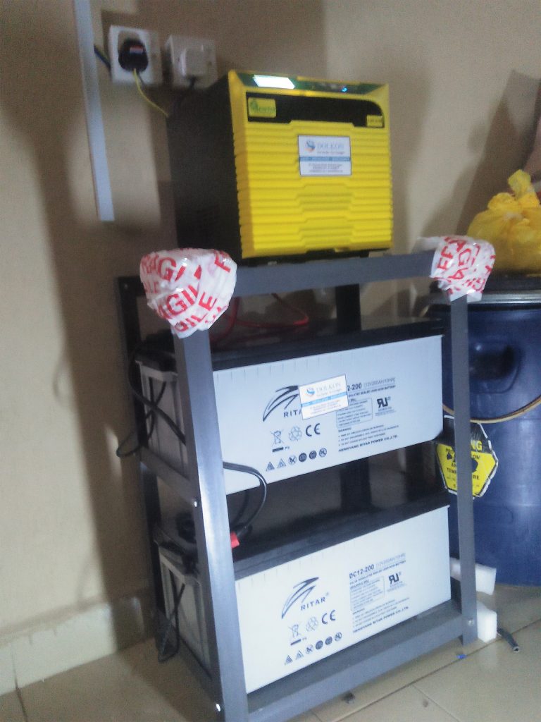 1.5 KW Inverter System installation at Okota, Lagos