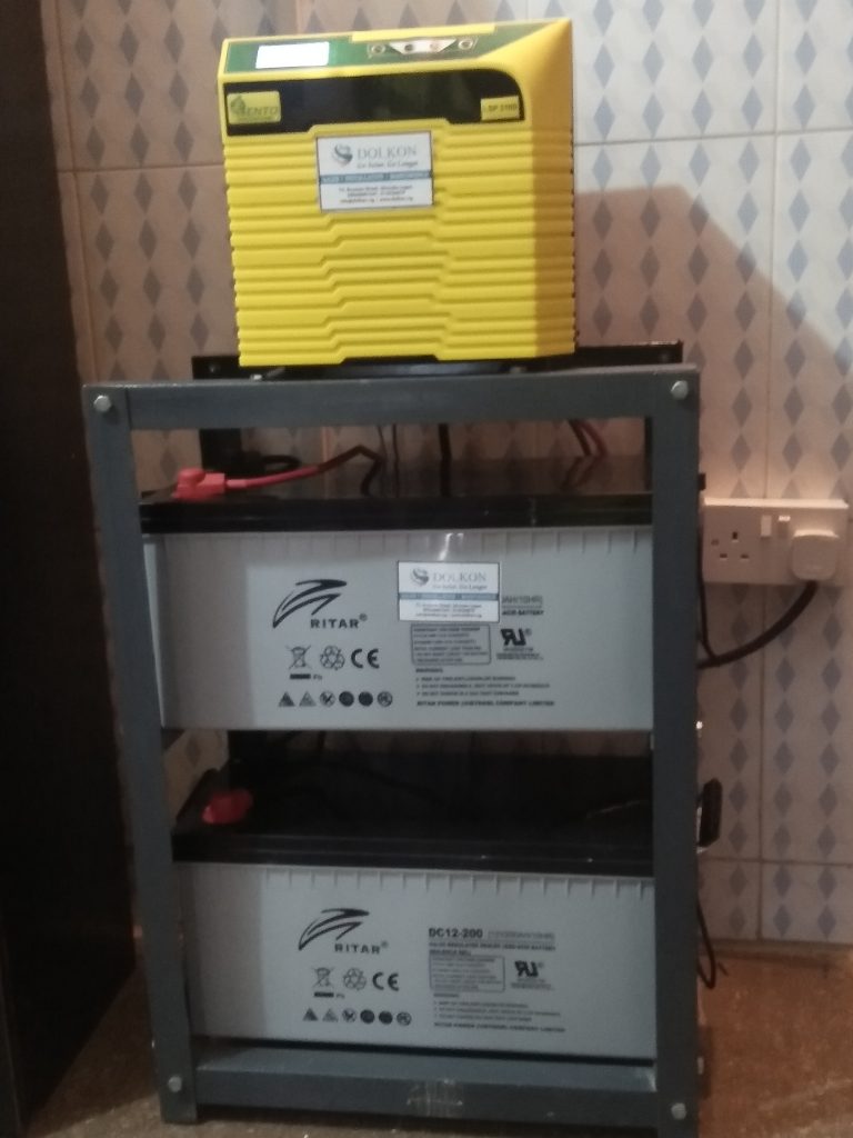 1.5 KW Inverter System installation at Ojodu berger, Lagos