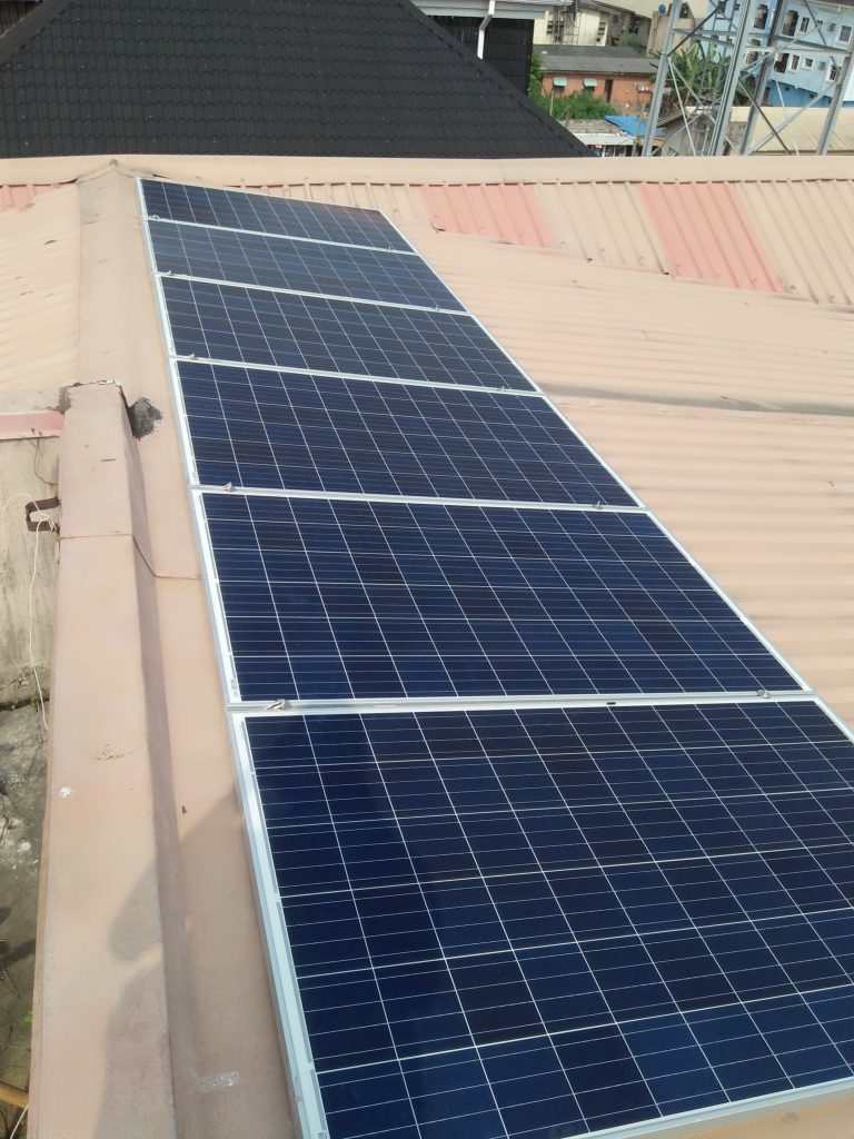 1.5 KW Solar Hybrid System installation at Okota, Lagos
