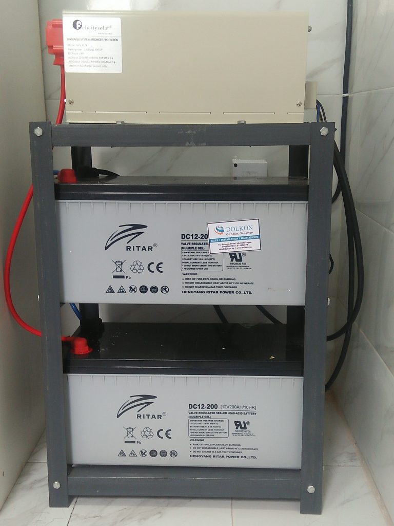 3 KW Inverter System installation at Lekki, Lagos