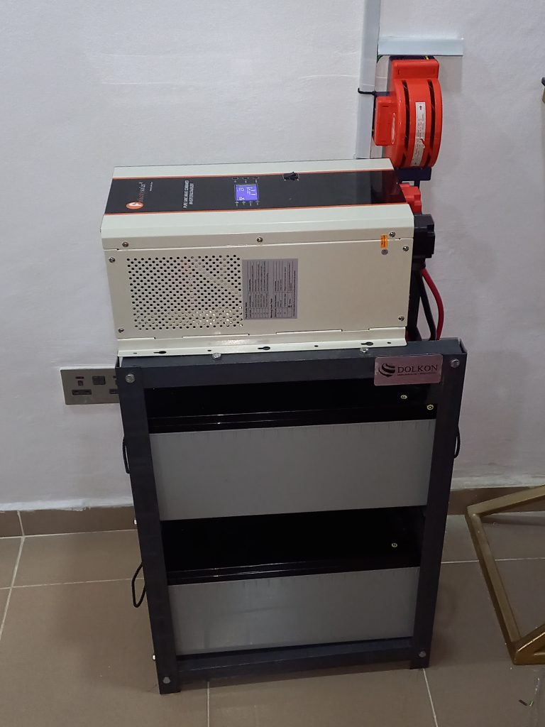 3 KW Inverter System installation at Lekki, Lagos