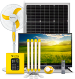 HomePlus Max + 32″ HD TV + Pedestal Fan