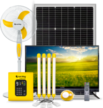 HomePlus Max + 32″ HD TV + Pedestal Fan